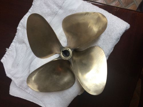 Oj oscar johnson legend 4 blade boat propeller tapered shaft 13 13 1 1/8 shaft