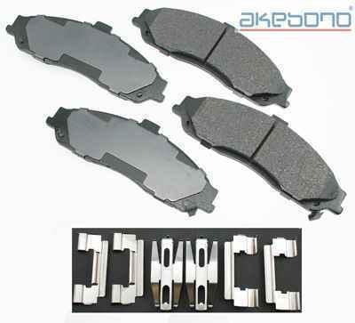 Akebono act731 brake pad or shoe, front-proact ultra premium ceramic pads