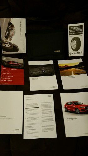 Complete 2016 audi q3 owners manual like new