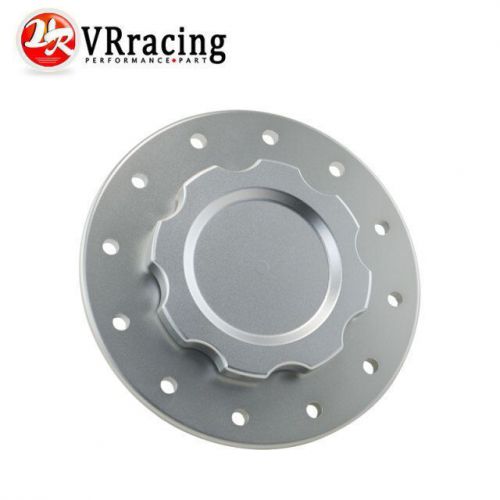 Billet aluminum easy fill fuel cell gas cap with 12 hole cell bung anodized sl