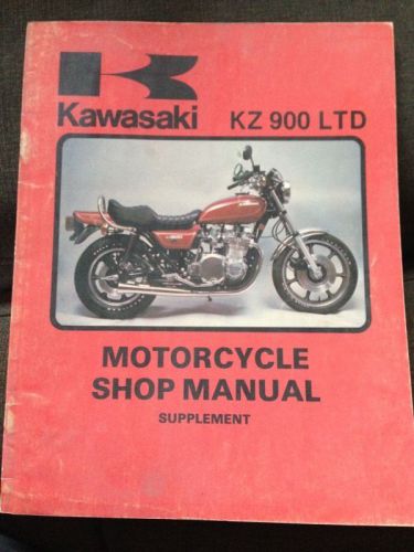 Service manual supplement for kz900 ltd motorcycle