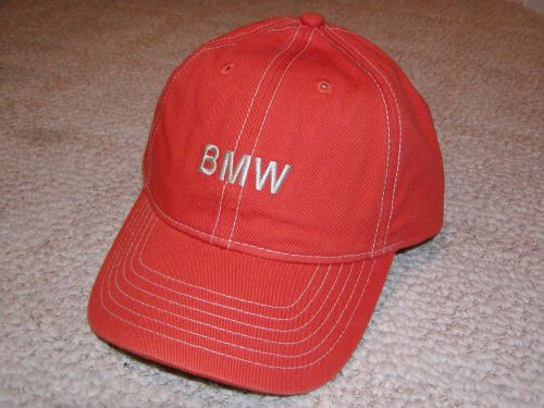 Bmw contrast stitch hat / cap - orange