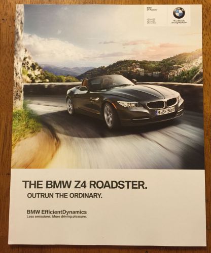2014 bmw z4 roadster sdrive 28i 35i 35is  catalog sales brochure