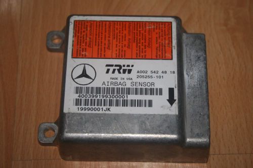 Mercedes ml320 w163 3.2 auto 2000 air bag airbag crash sensor 0025424818