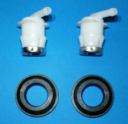 Jeep cj jeep wrangler yj emission rollover check valves and grommets pair new!