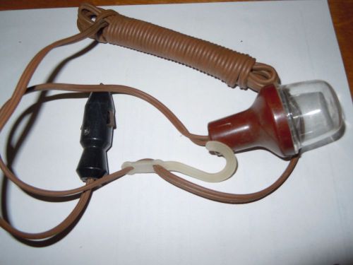 Vintage automotive marine 12 volt bakelite emergency light nissan motors