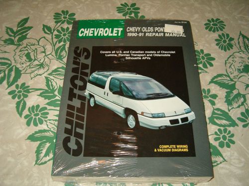 Chilton #8134 repair manual total care series 1990-1991 chevy olds pontiac apvs