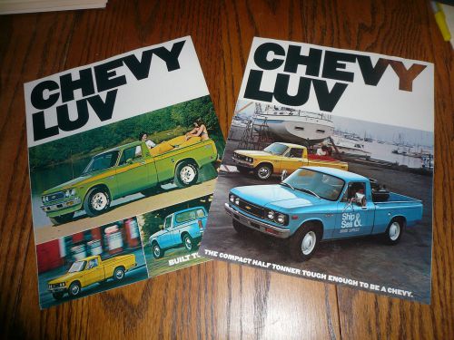 1977 chevrolet luv pickups sales brochures (2) - vintage