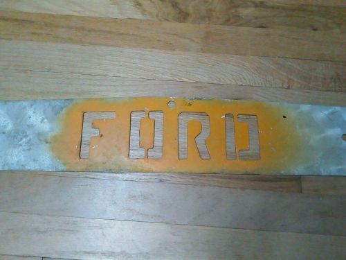 Long ford car metal stencil for detailing