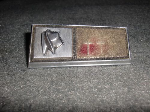 Trunk lid emblem 67 mercury monterey/marquis/montclair/park lane ornament badge