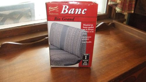 Elegant usa seatcovers rio grand grey gray bench seat cover style 89012