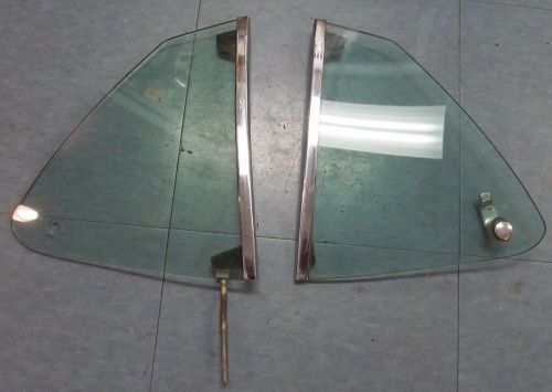 1969-70 mustang/shelby original/used sportsroof tinted quarter window glass