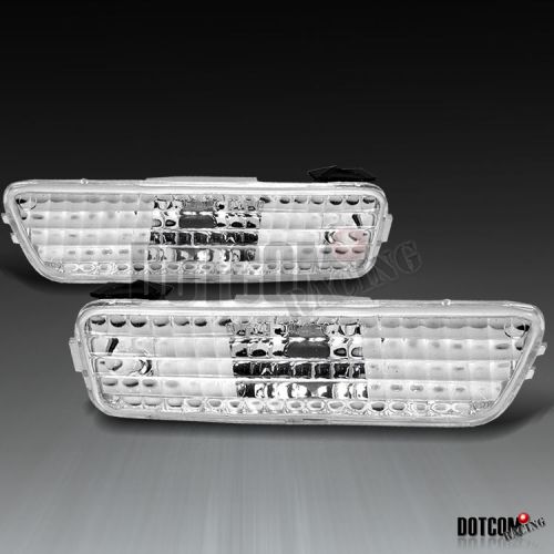 Fits 99-05 vw golf gti mk4 clear side marker bumper lights