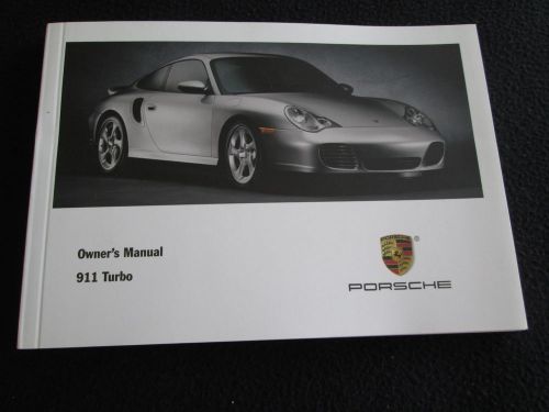 2003 porsche 911 turbo owner&#039;s manual 996 turbo drivers book operating booklet