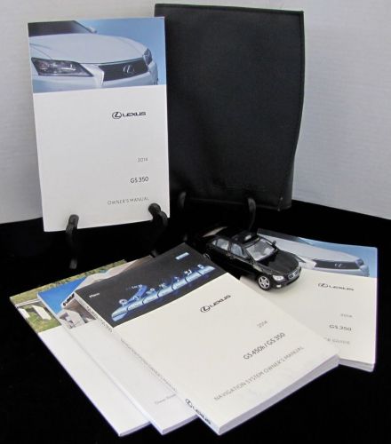 2014 lexus gs350 with navigation gs 350 owners manual set  #o199