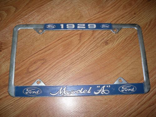 1929 early  ford model a  car/truck license plate frame vintage hot rod antique