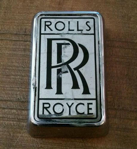 Rolls royce boot badge