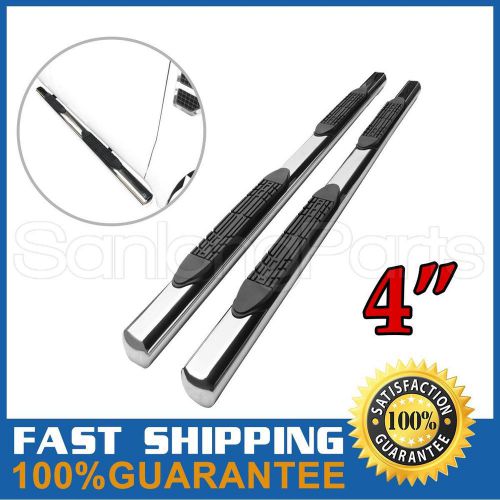 4&#034; ss nerf bars side step premium running boards for 09-14 ford f150 super cab
