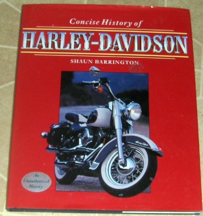 Concise history of harley davidson book by shaun barrington