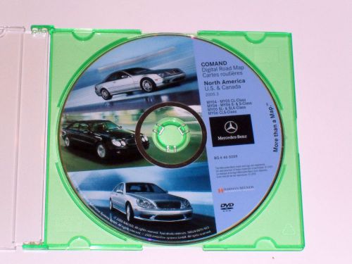 Mercedes benz s,cl,e,slk,sl,cls,class navigation dvd cd disc 2005.3 disk gps map
