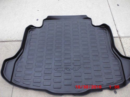 07-11 honda crv cr-v rear trunk cargo cover floor mat tray rubber oem