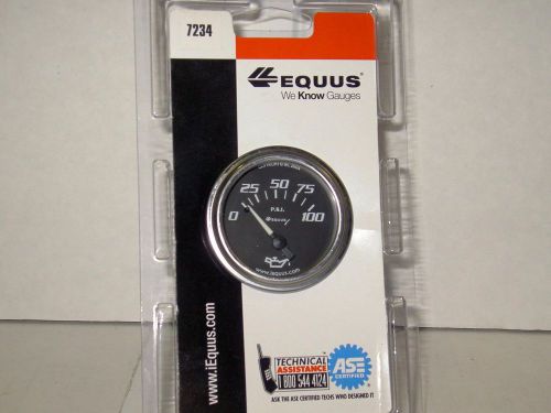 Equus #7234  mechanical water temperature gauge #7234-zero to 100 psi --2 1/16&#034;