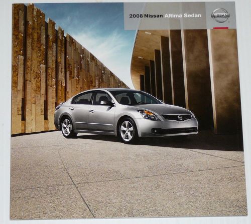 2008 nissan altima sales brochure catalog booklet - mint