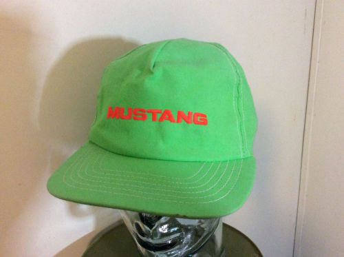 Vintage mustang hat green and red  snapback