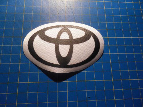 Toyota logo screend  iron on patch logo