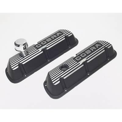 Ford racing aluminum valve covers m-6582-f302 ford small block v8 black wrinkle