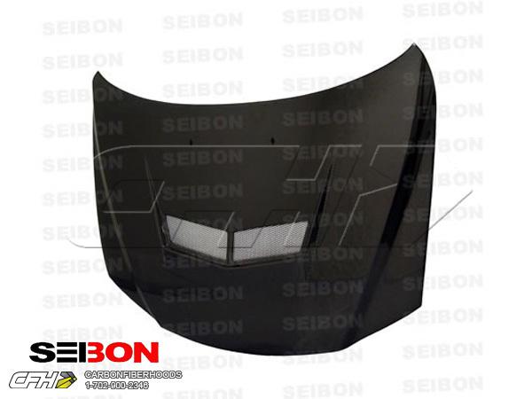 Seibon carbon fiber vsii-style carbon fiber hood kit auto body mazda mazda6 03-0