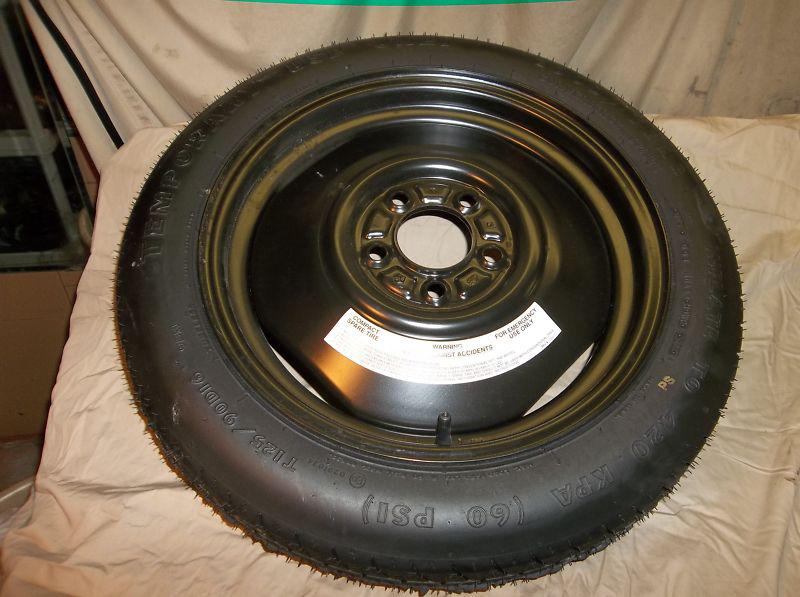 97 98 99 00 01 jeep cherokee xj factory spare tire, donut wheel rim, never used!