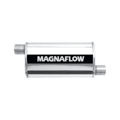 Magnaflow 14366 muffler 2.50" inlet/2.50" outlet stainless steel polished ea