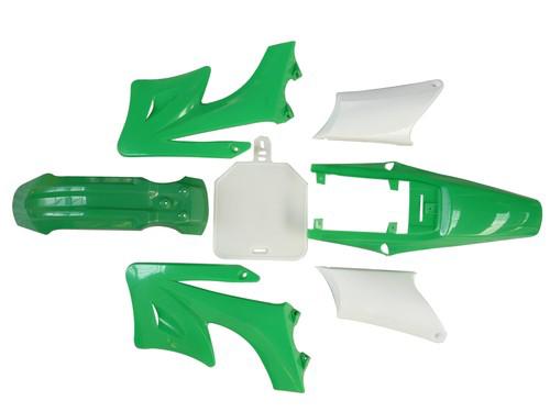 Motorcycle dirt bike body plastic fender for apollo orion 110c 150cc white green