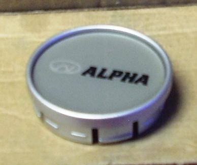 Alpha wheels silver custom wheel center cap  (1)
