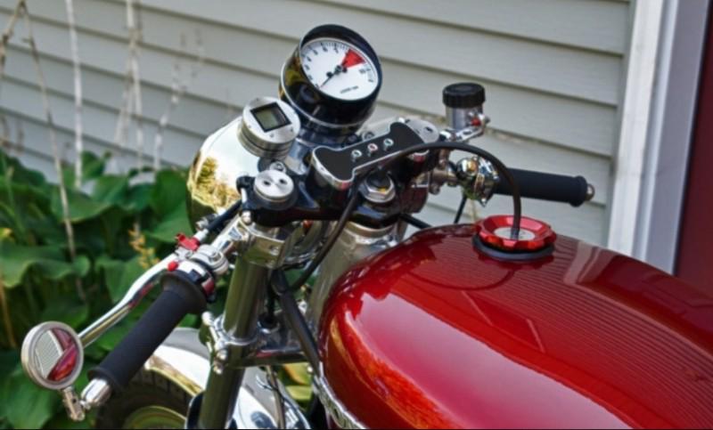 Honda CB750 750 Overlay Cafe Racer Gauge Face Decal Applique MPH Dial Clock K2