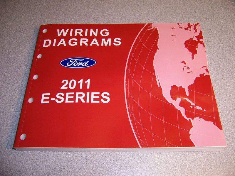 *new*2011 ford e-series factory truck wiring diagram repair manual