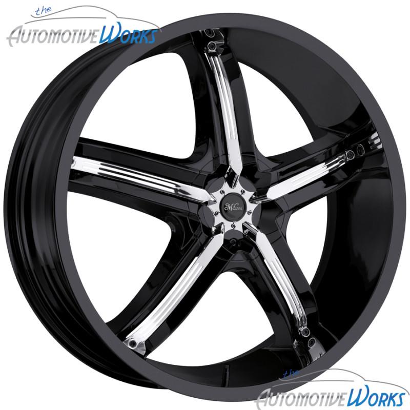 17x7 milanni belair 5 5x114.3 5x4.5 5x120 +18mm black wheels rims inch 17"