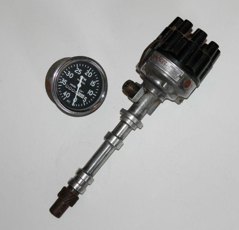 Chevrolet v8 accel dual point tach drive distributor with an ac backwards tach 