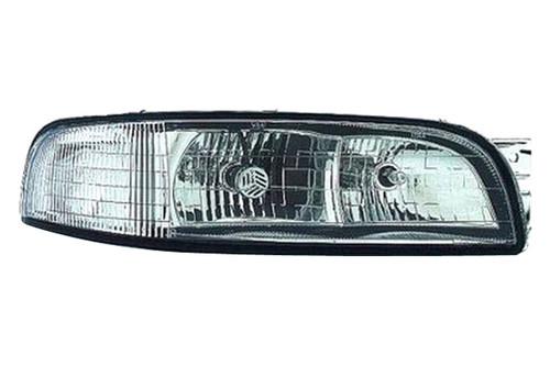 Replace gm2503159 - 97-99 buick le sabre front rh headlight assembly