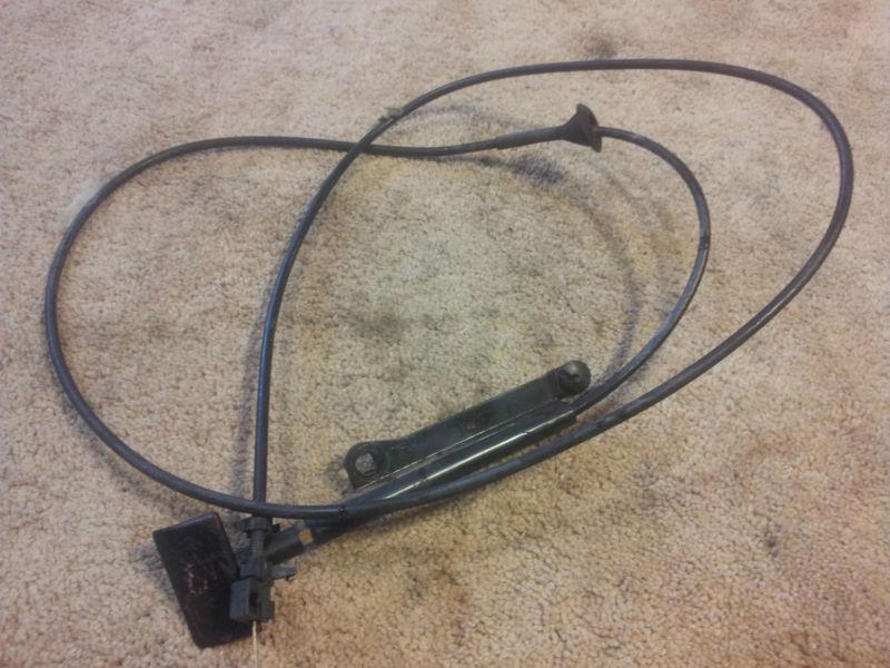 99-04 ford mustang v6 3.8l auto transmission hood release cable oem