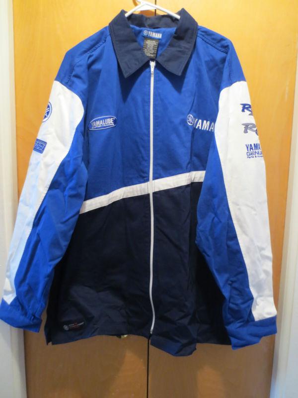 Yamaha yamalube factory racing lightweight jacket 2001 ms-789a men's xxl nice!!!