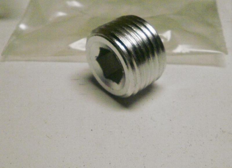 20 pack 1/2npt pipe plug polished fuel oil air fitting
