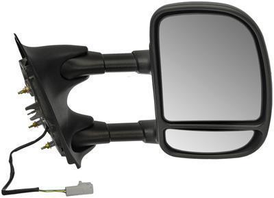 Dorman side view mirror abs black electric ford f250/f350/f450/f550 psgr side ea