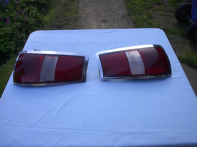 Amc pacer station wagon  tail lights with lenses rh and lh good condition