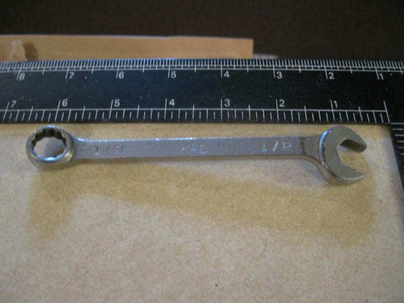Mac 12 pt    chrome combination  wrench 1/2 sae,modified angle