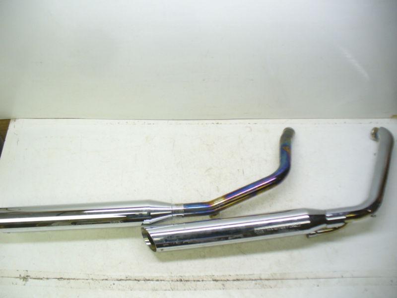Harley 2010 wide-glide exhaust system.