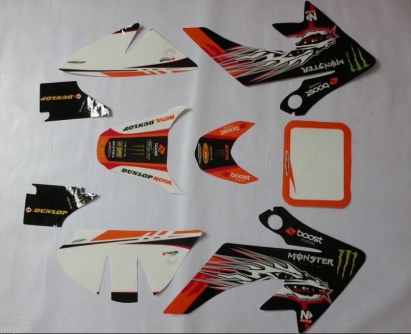 New crf50 3m graphic kit decals sticker for honda moto dirt pit bike xr50 crf50