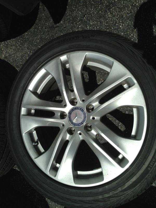 17" mercedes e class factory wheels tires oem e350 e550 2010+ 212 w212