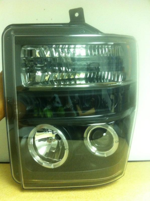 Ford f250/350/450 super duty 08-10 halo led ( replaceable leds ) projector headl